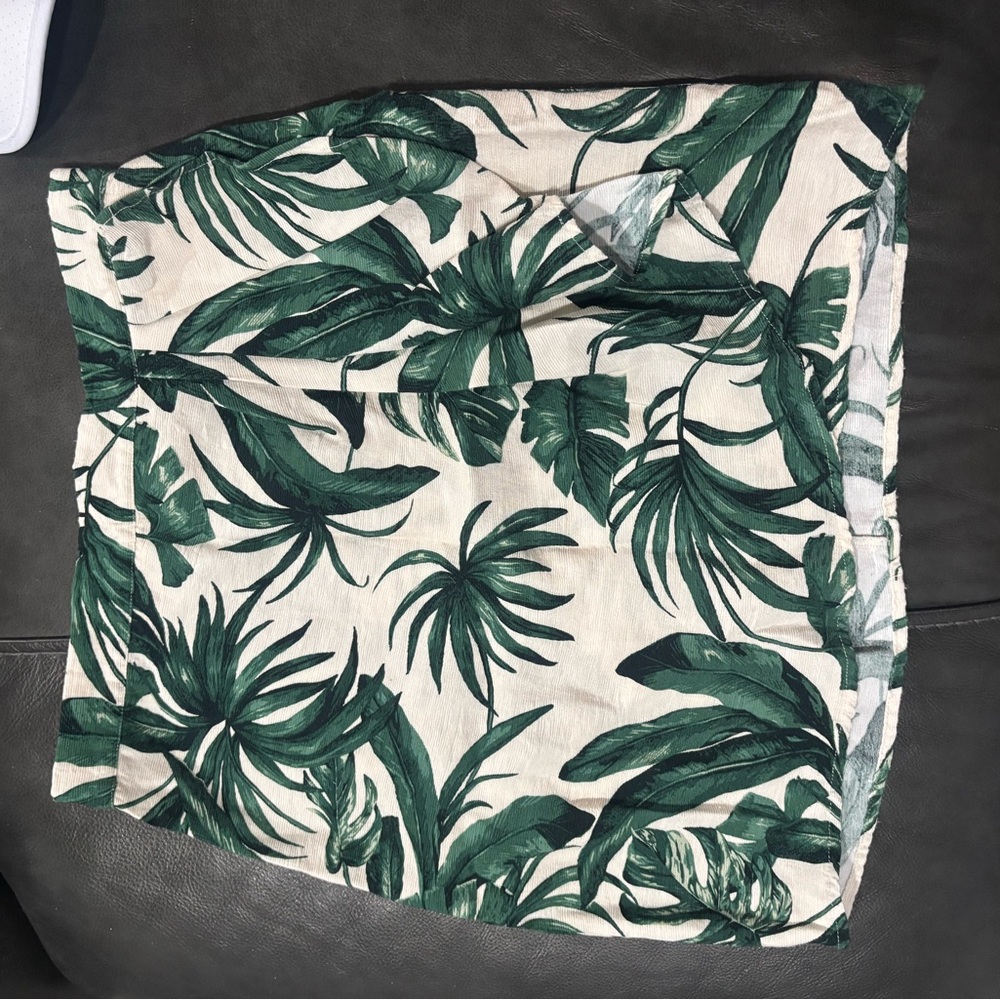 Tropical Linen Skirt